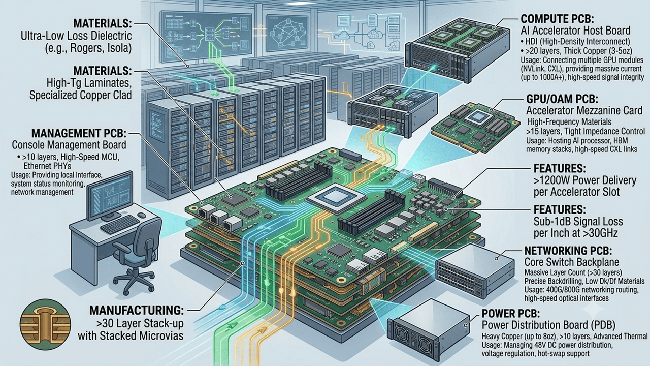 Core Architecture: The PCBs Inside an AI Server