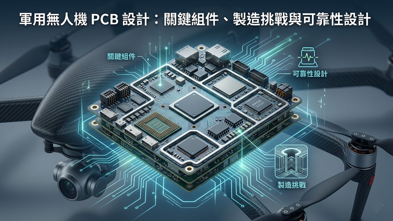 軍用無人機 PCB 設計