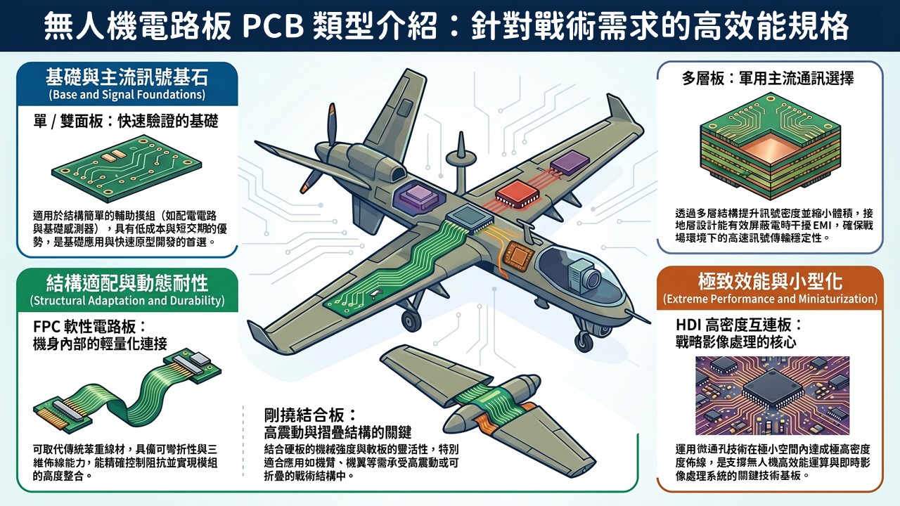 無人機電路板PCB類型介紹